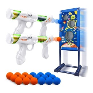BROADREAM Moving Shooting Game with Toy Blasters