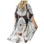 CUPSHE-Womens-Sunflower-Crochet-Cover-Up CUPSHE Womens Sunflower Crochet Cover Up