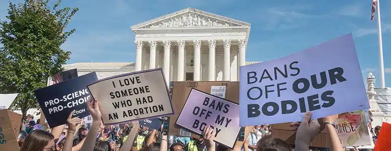 roe v wade protests at the white house