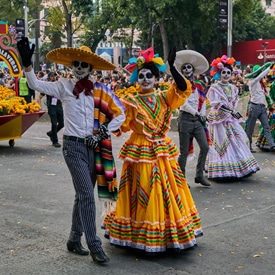 Celebrate Dias De Los Muertes (the day of the dead) in November