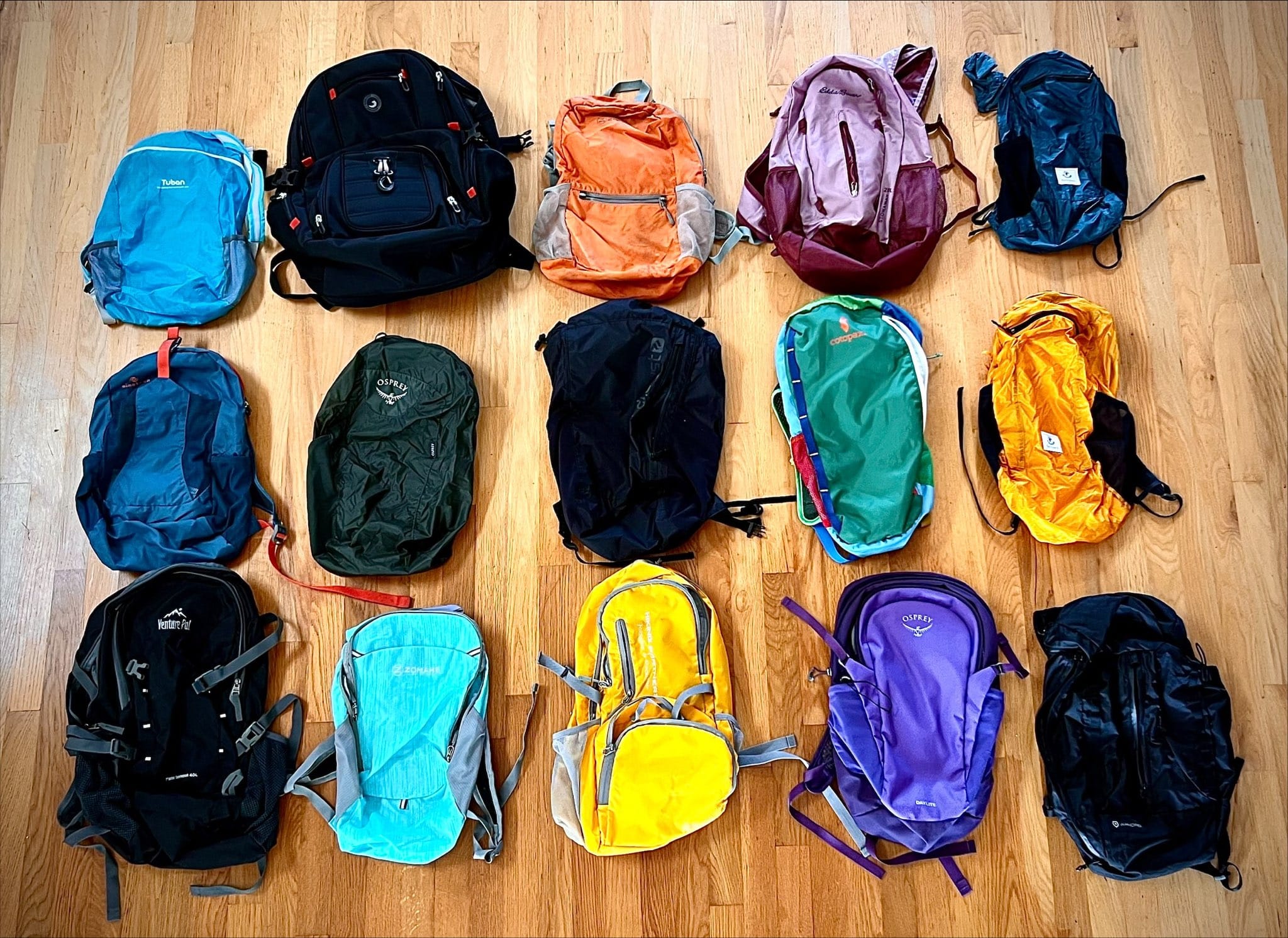 testing 12 travel backpacks