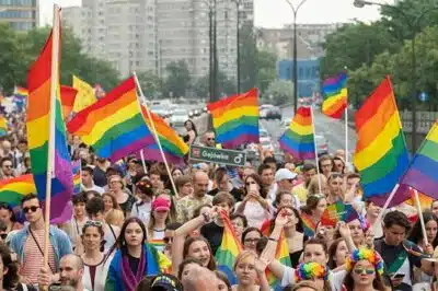 lgbtq pride march