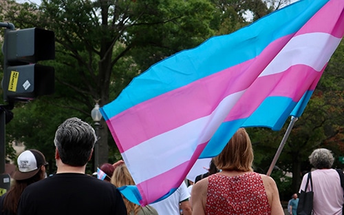 trans rights flag