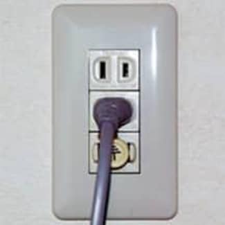 Aruba power outlet