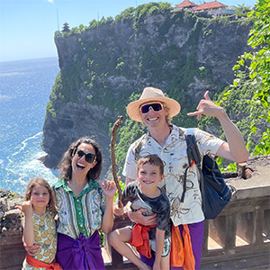 fergusson family in bali